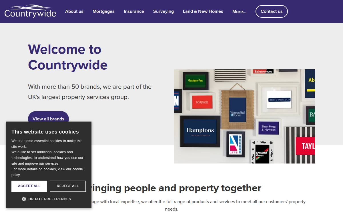 Countrywide Healthcare website preview