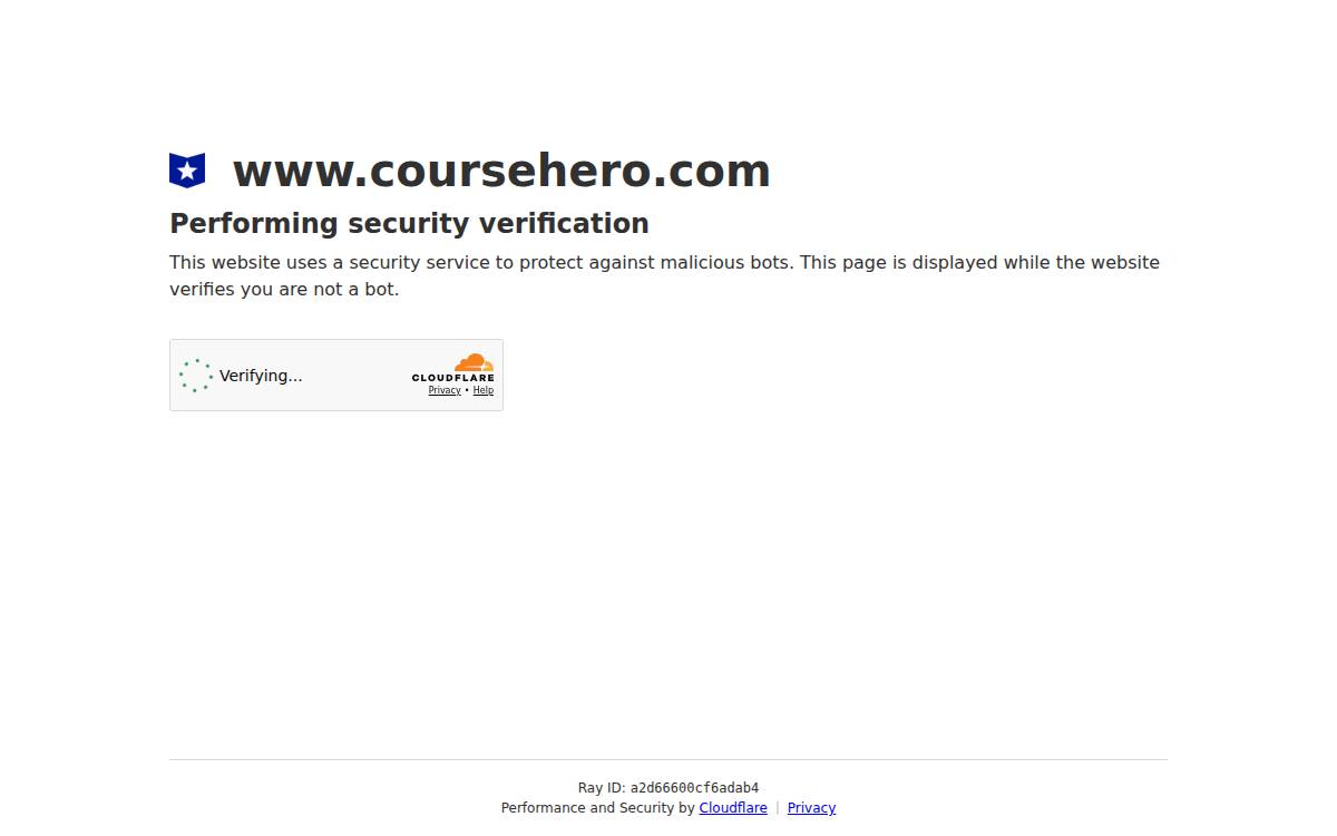 Course Hero website preview