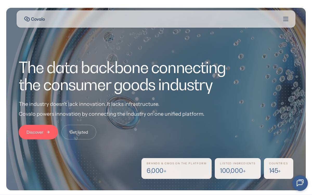 Covalo website preview