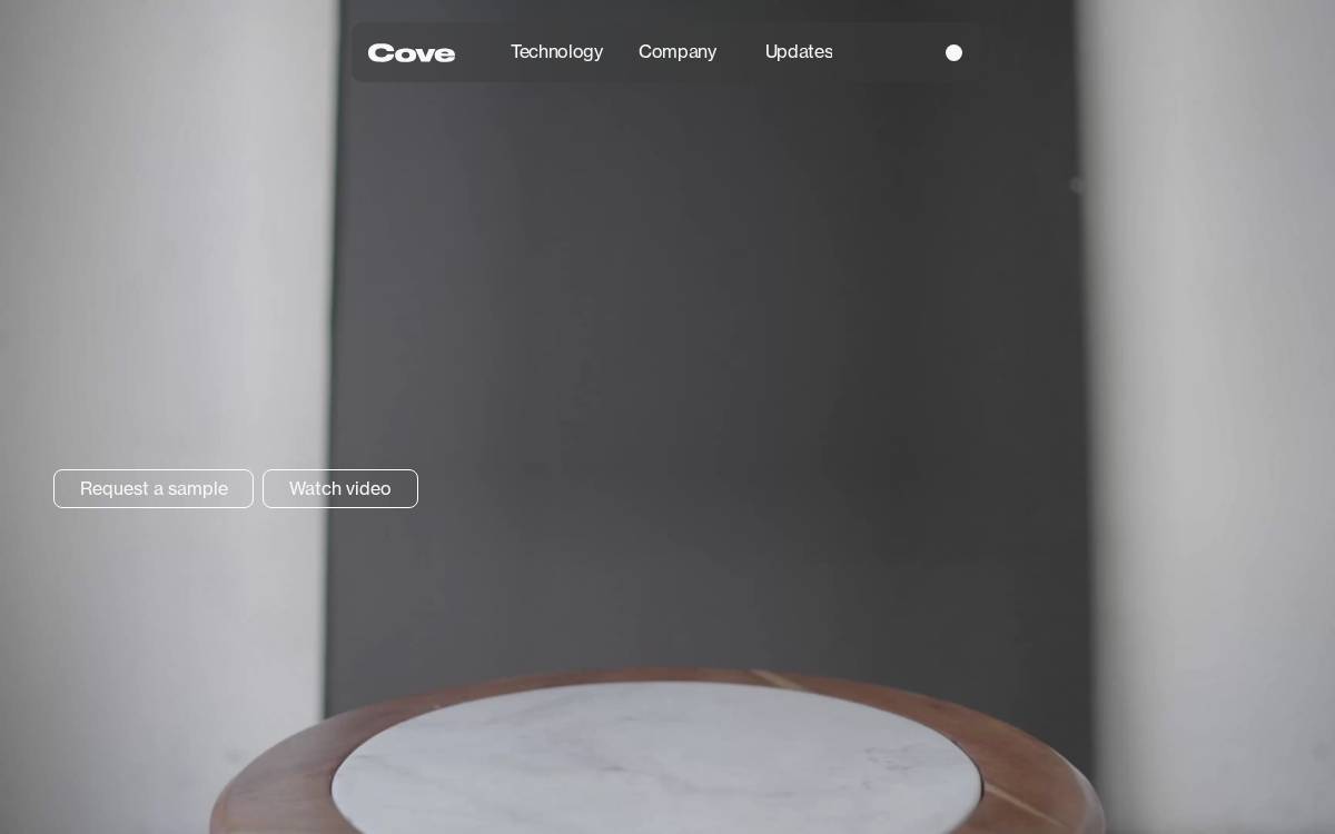 Cove website preview