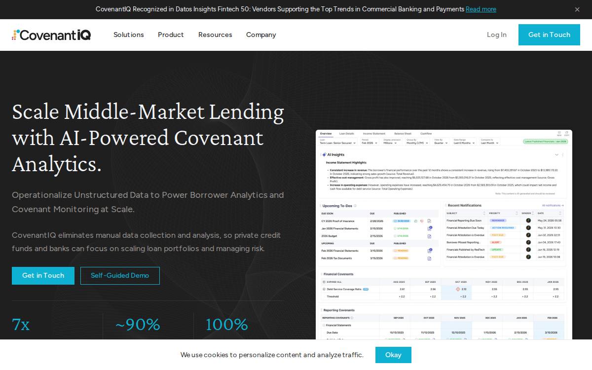 CovenantIQ website preview