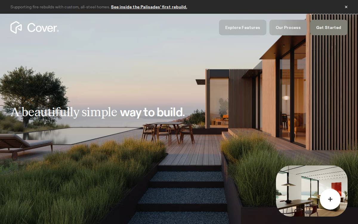 Cover website preview