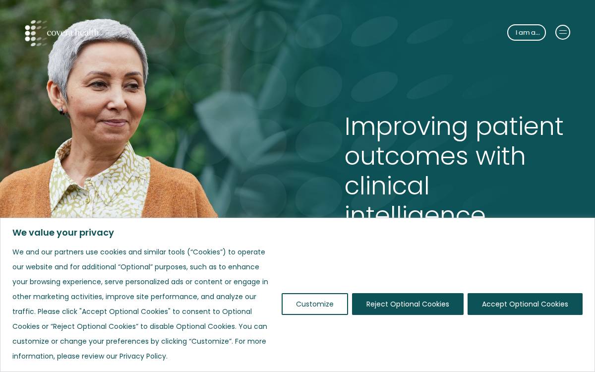 Covera Health website preview