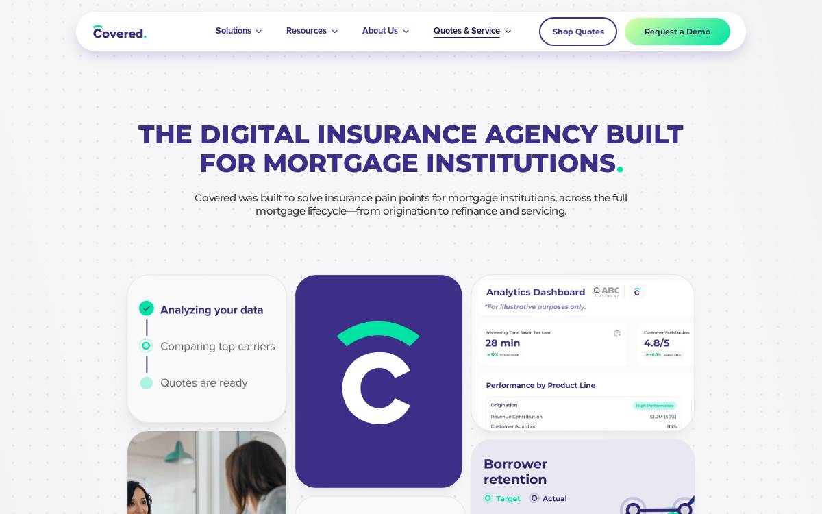 Covered website preview