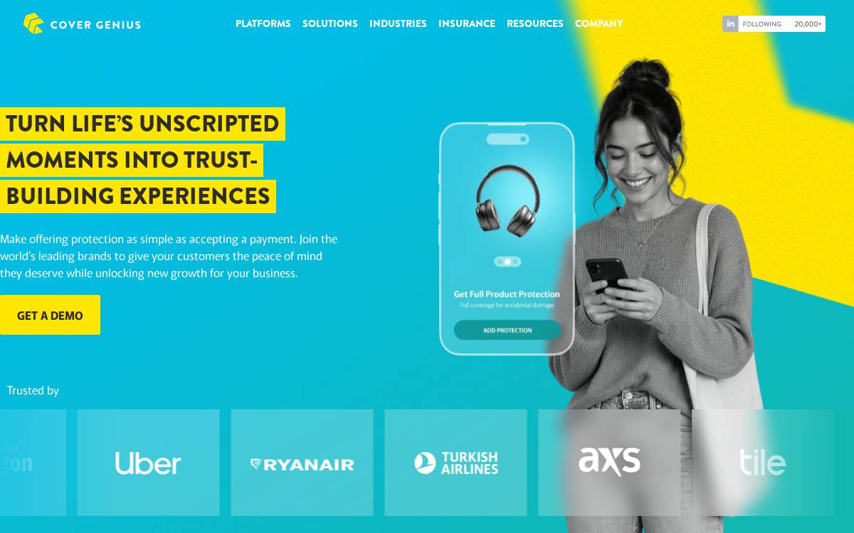 Cover Genius website preview