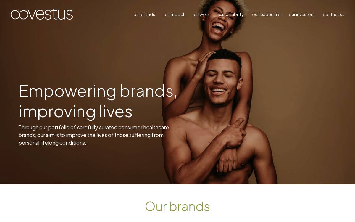 Covestus website preview
