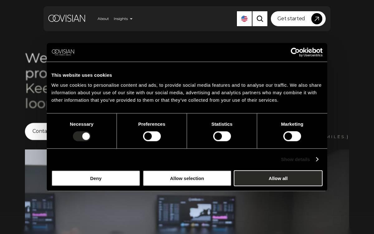 Covisian website preview