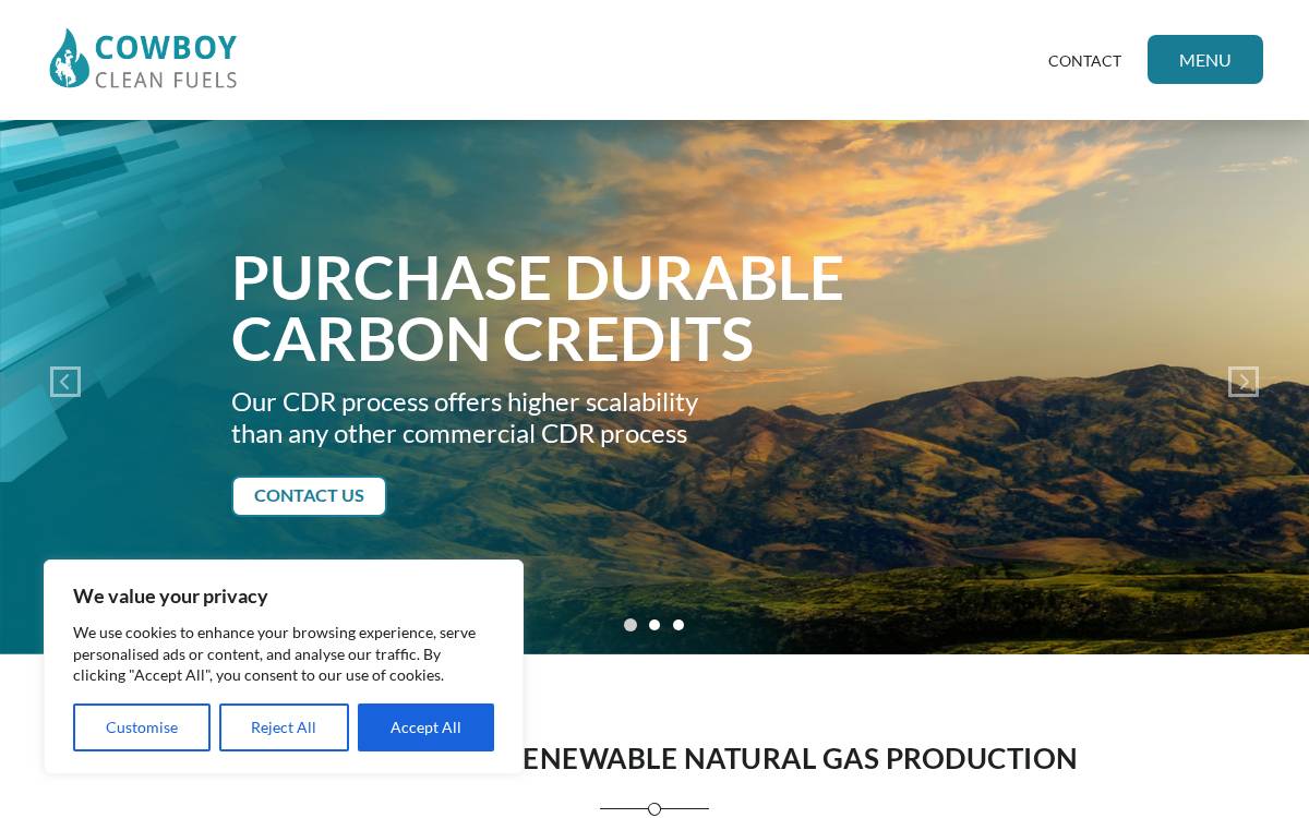 COWBOY CLEAN FUELS, LLC website preview