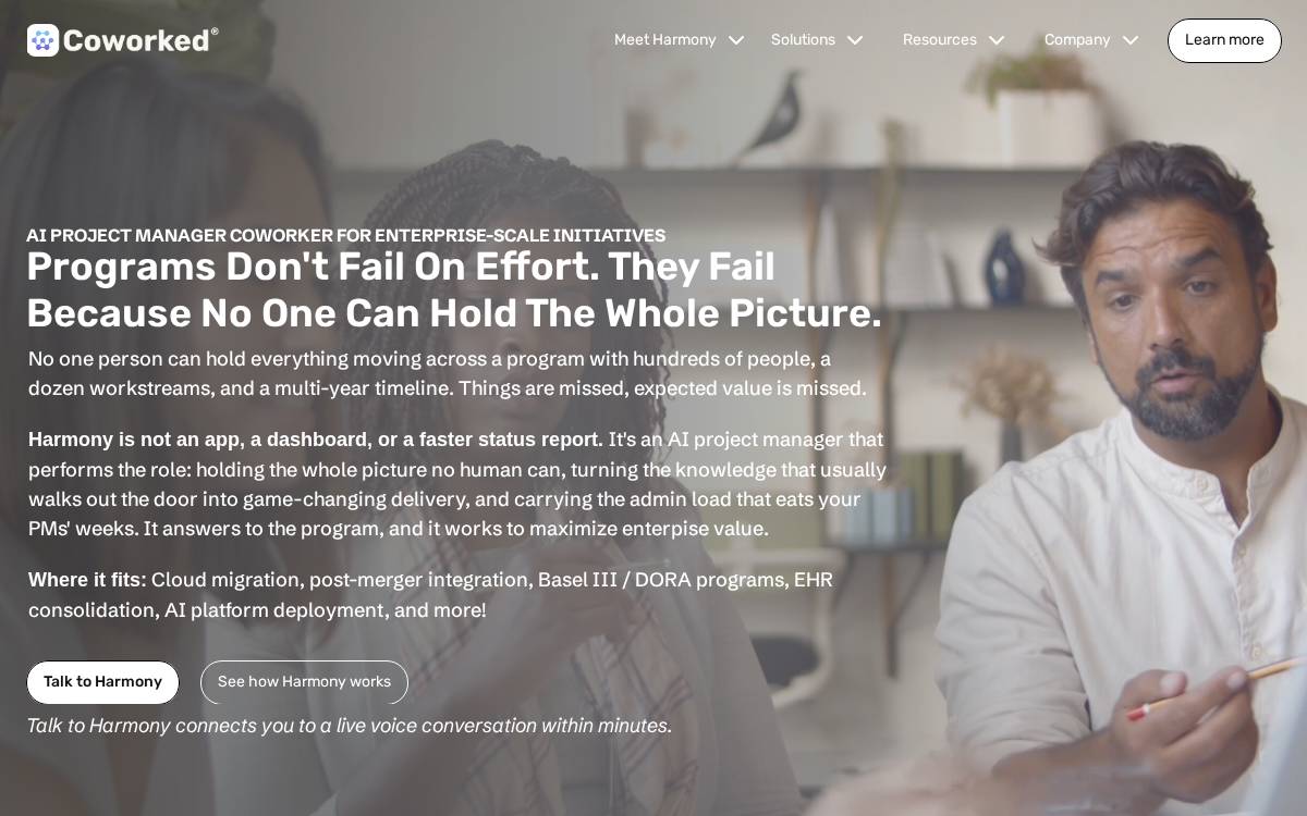 COWORKED website preview