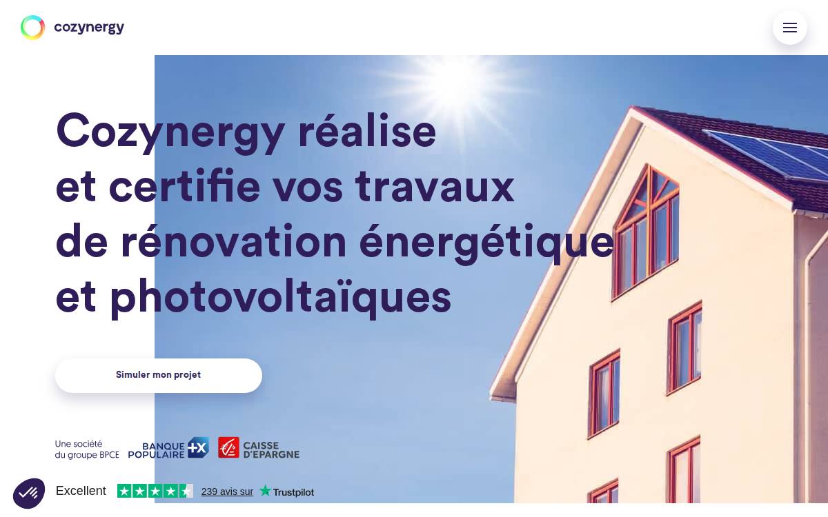 Cozynergy website preview