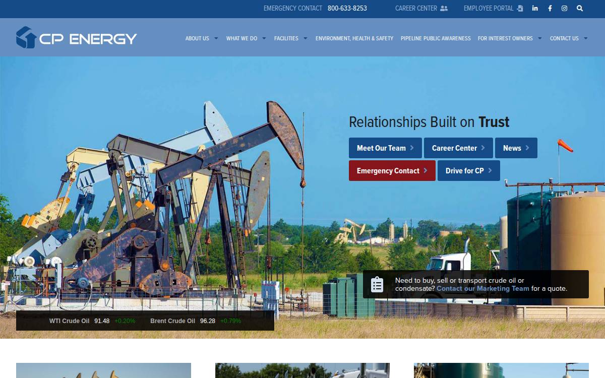 Cpenergy website preview