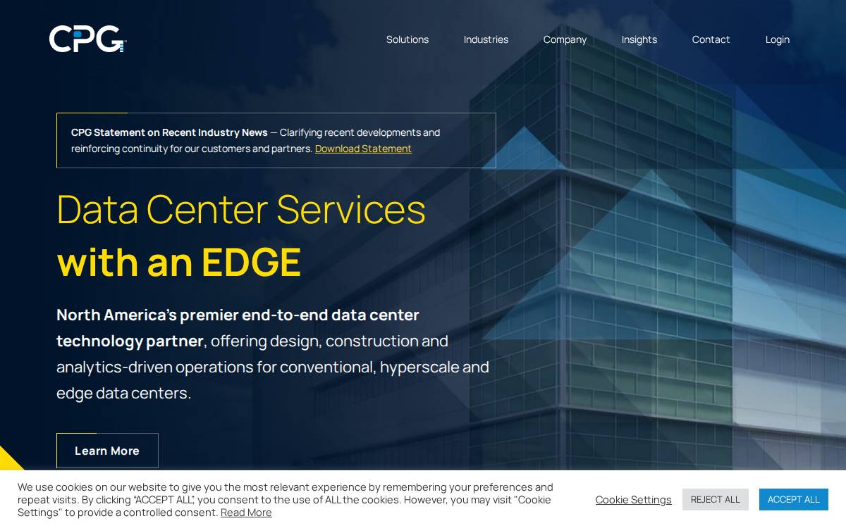 Cpg website preview