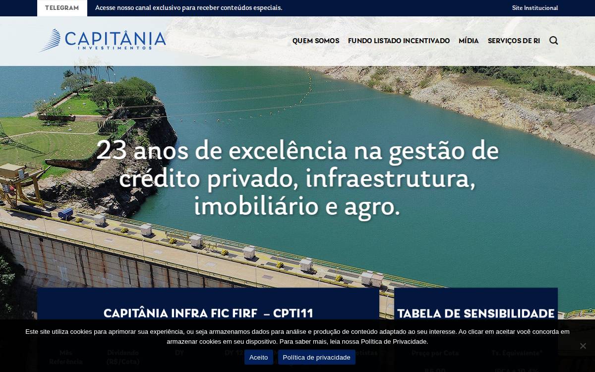 CPTI11 website preview