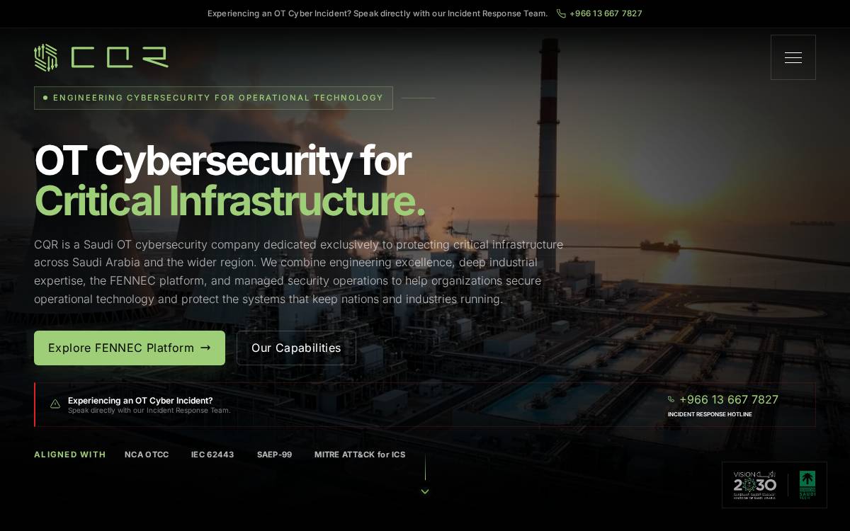 CQR website preview