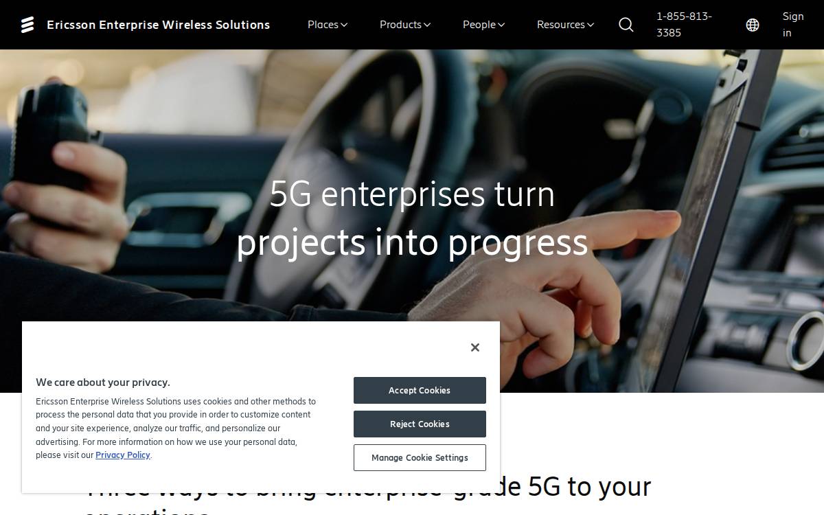 Cradlepoint website preview