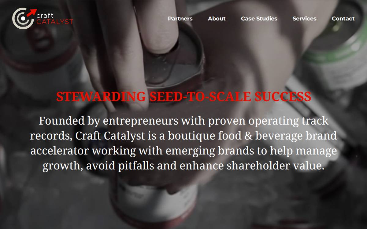 Craft Catalyst Accelerator website preview