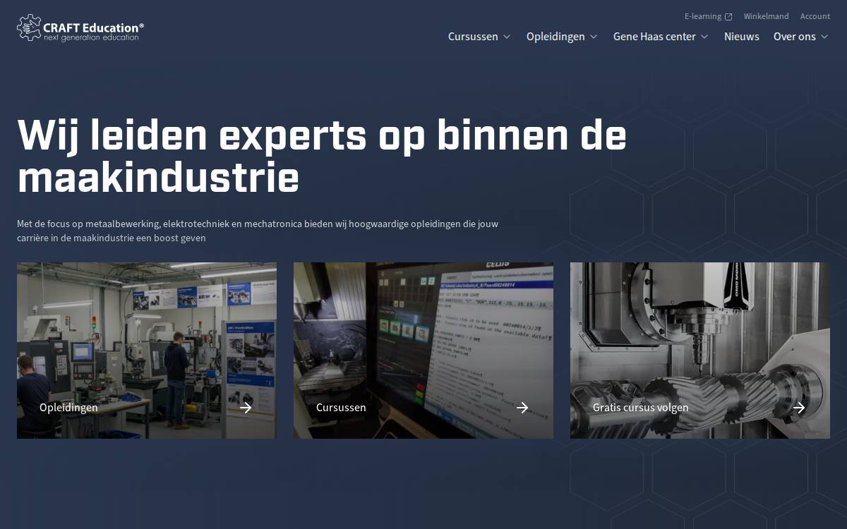 CRAFT Education website preview
