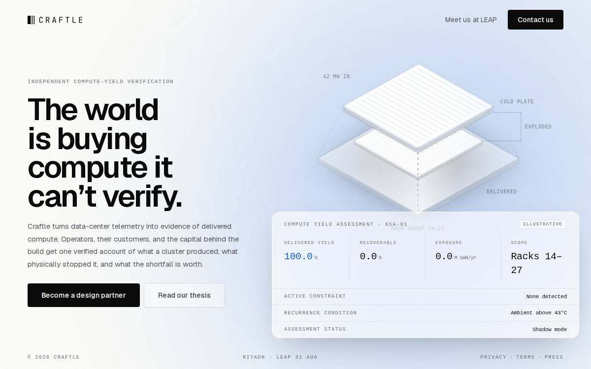Craftle website preview