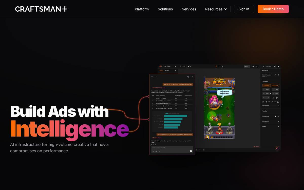 CRAFTSMAN+ website preview
