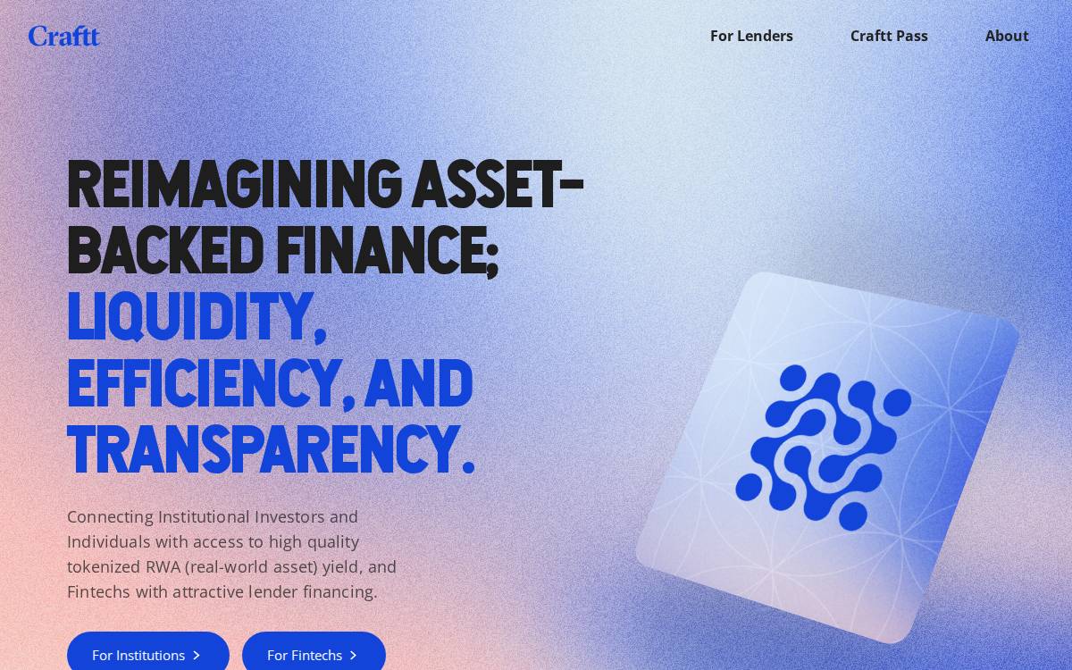 Craftt website preview