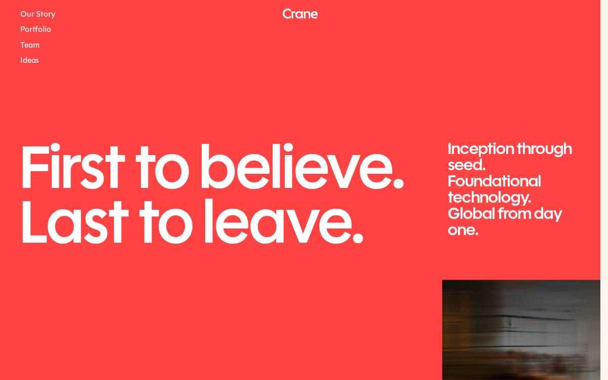 Crane website preview