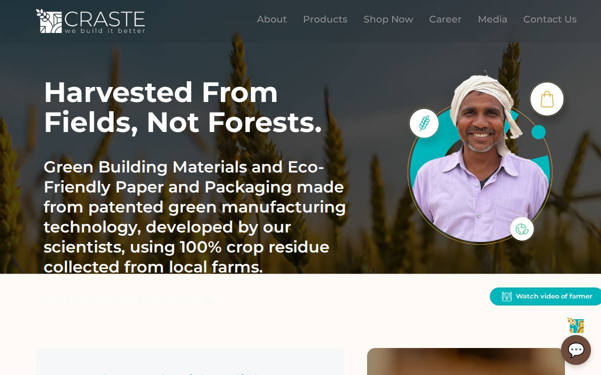 Craste website preview