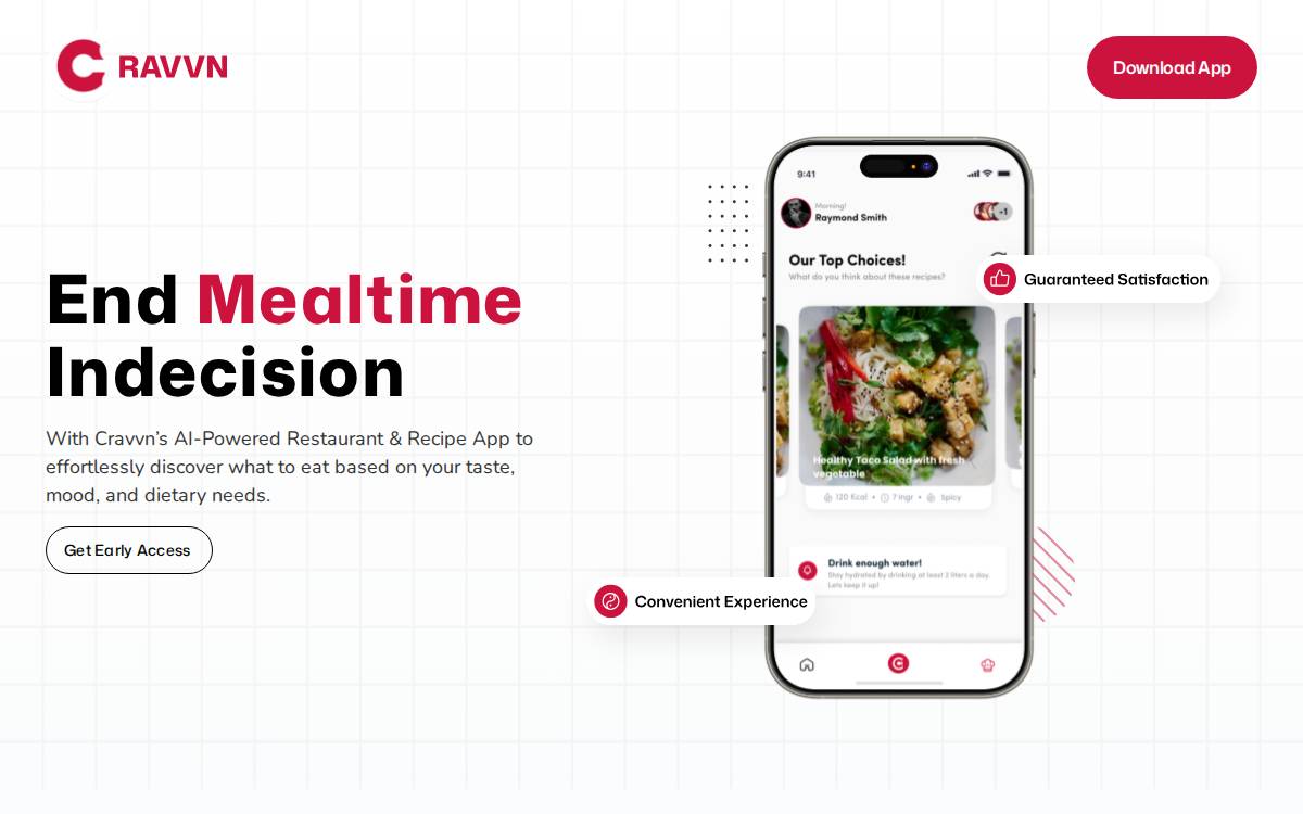 Cravvn website preview