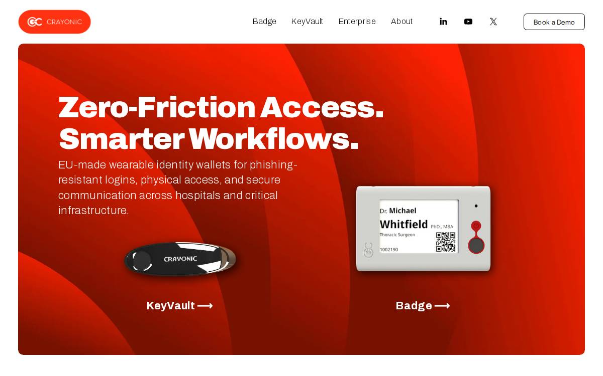 Crayonic website preview