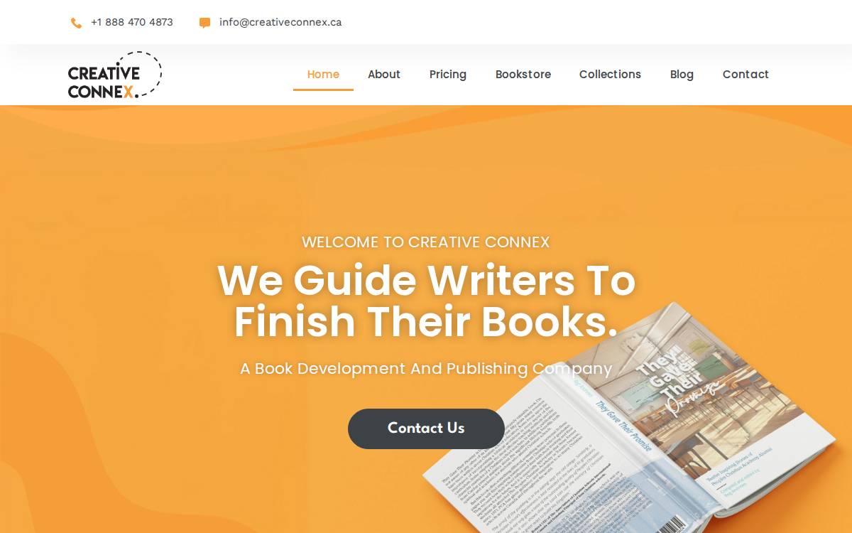 Creative ConneX Website website preview