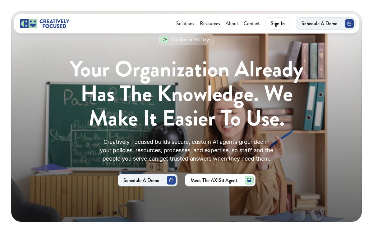 Creativelyfocused website preview