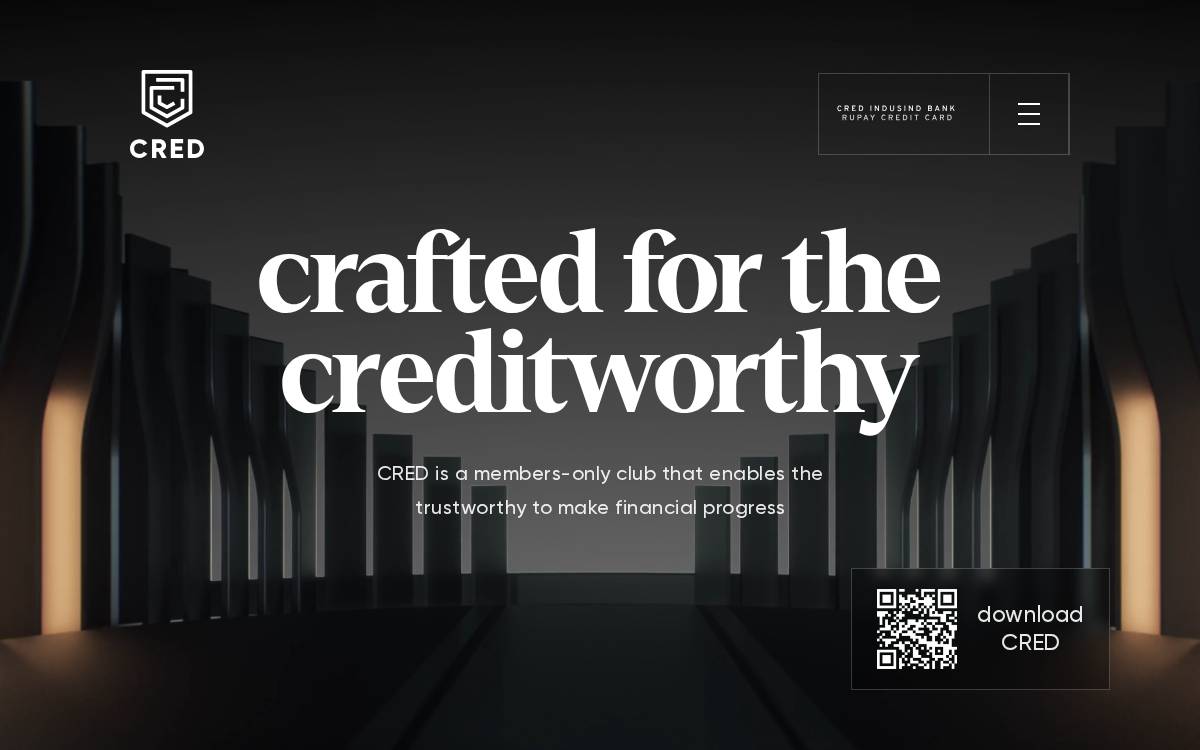 CRED website preview