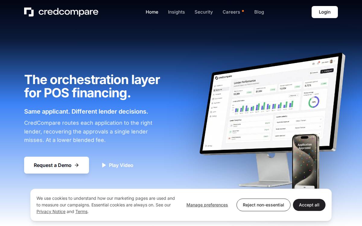Credcompare website preview
