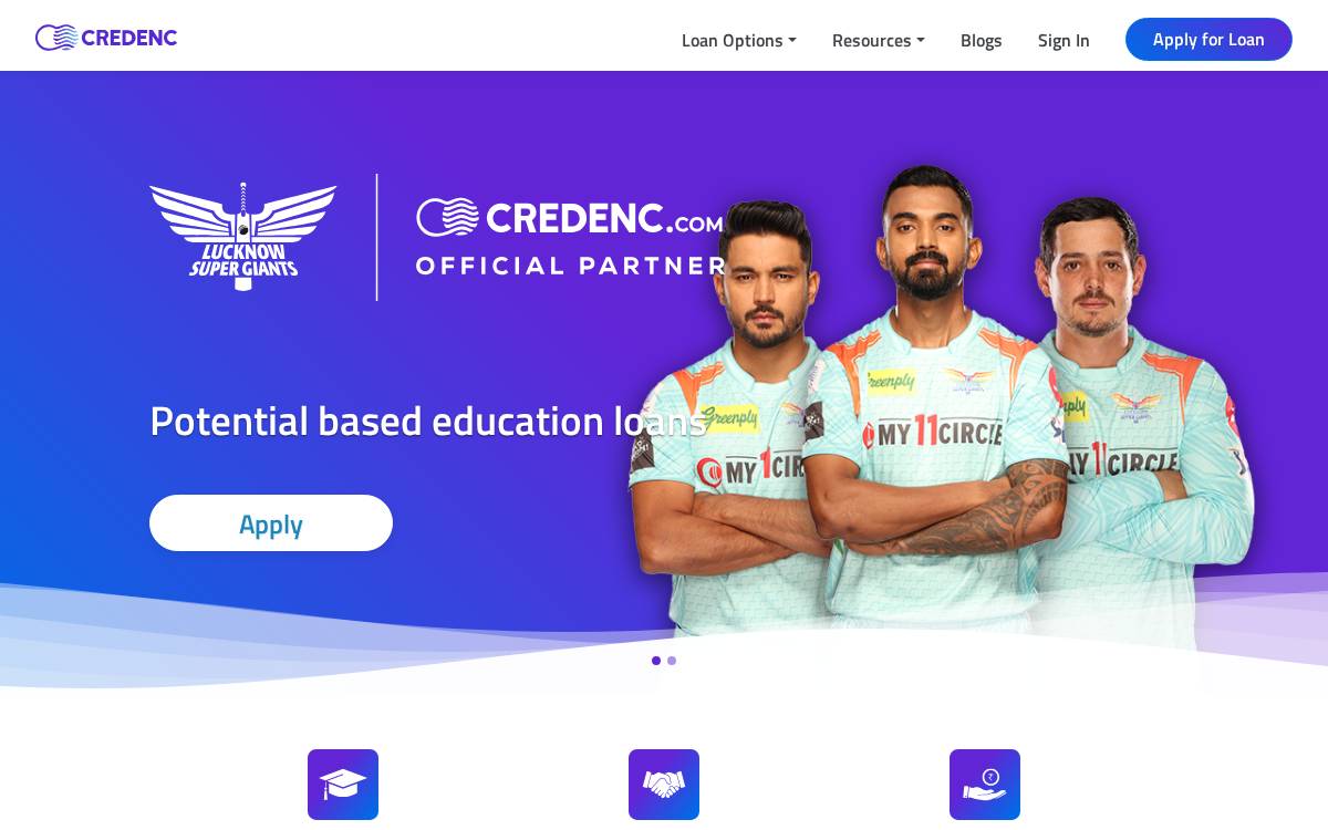 Credenc website preview