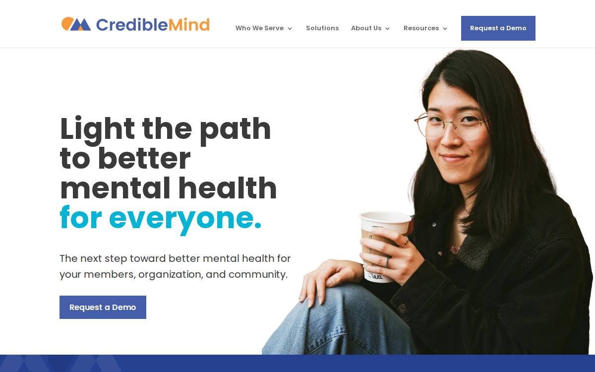 CredibleMind website preview