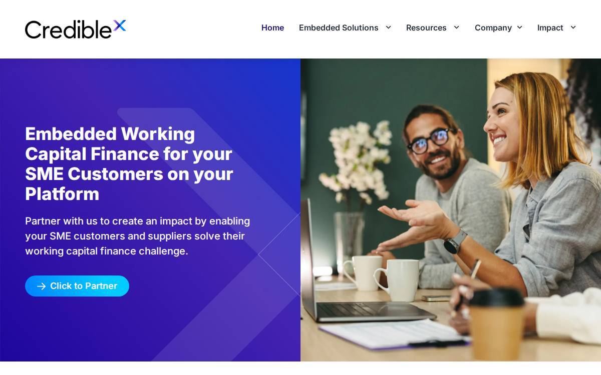 CredibleX website preview