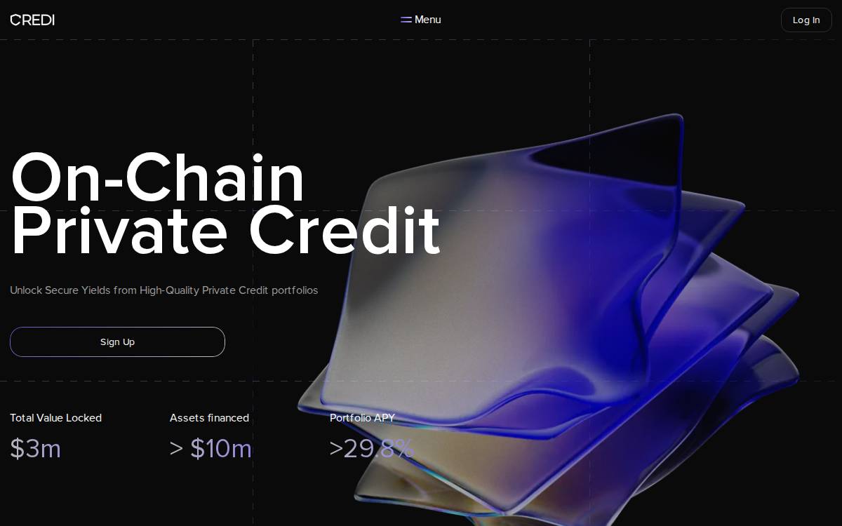 Credilabs website preview