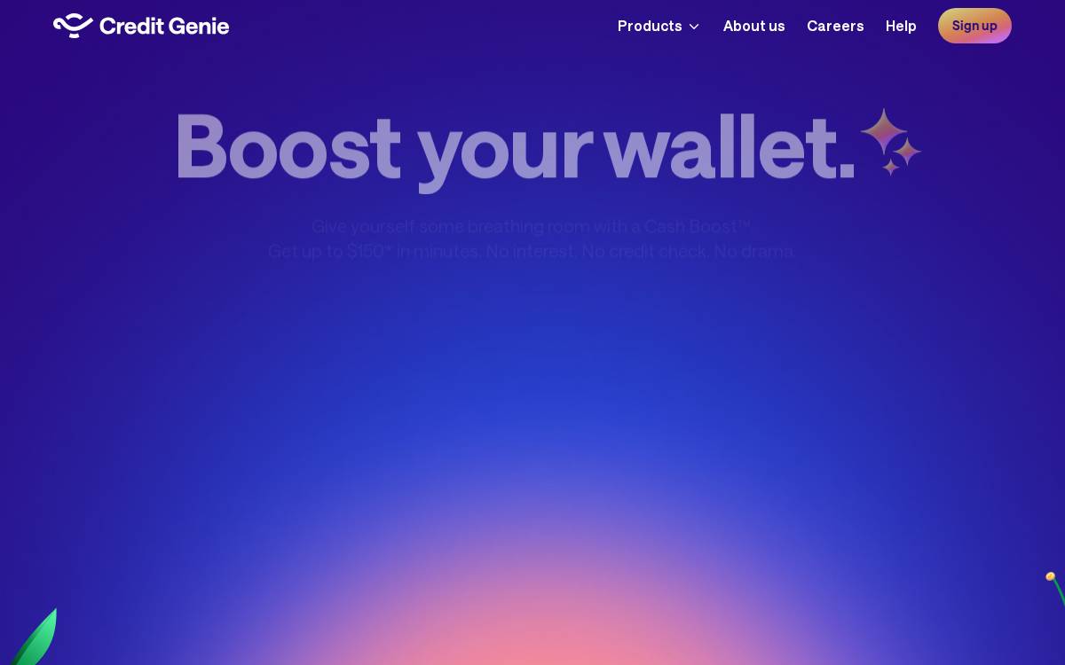 Credit Genie website preview