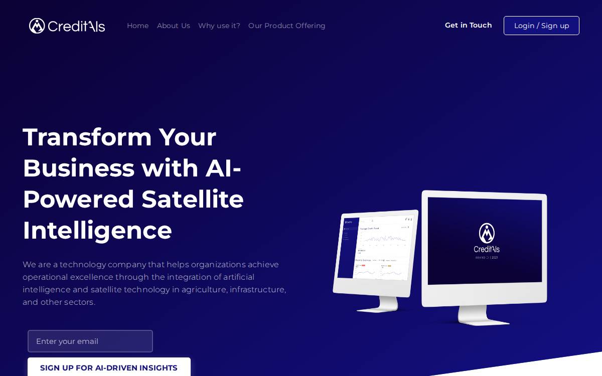 CreditAIs website preview