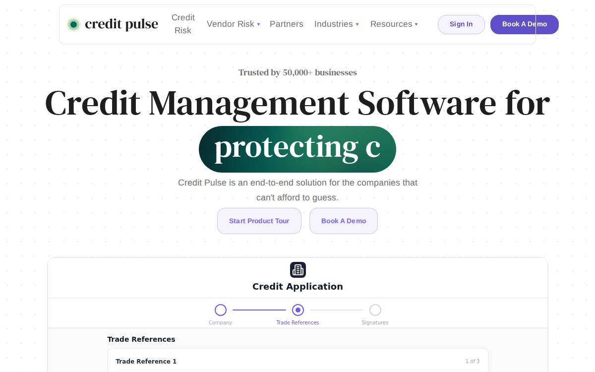Creditpulse website preview