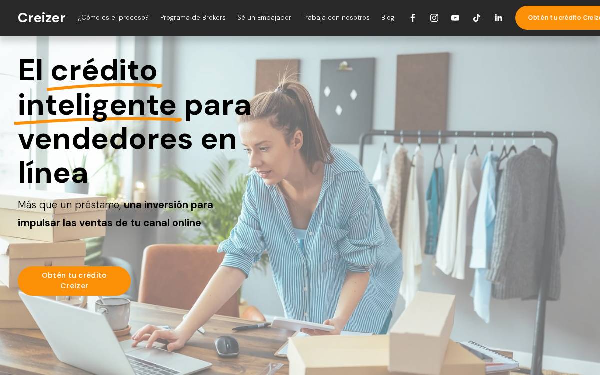 Creizer website preview