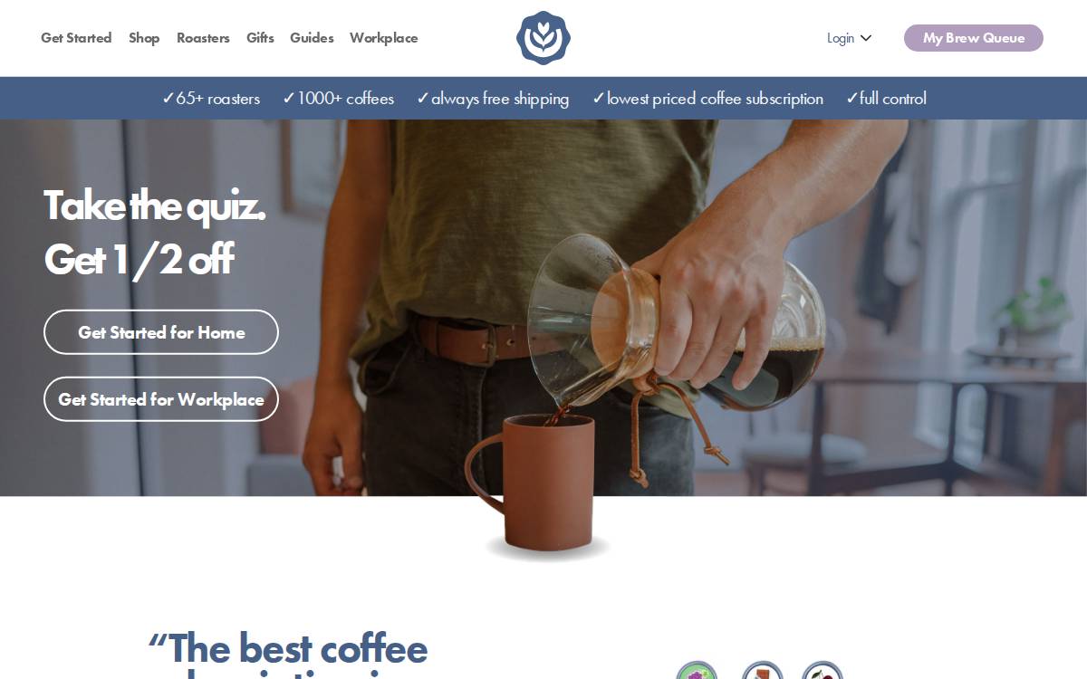 Crema website preview