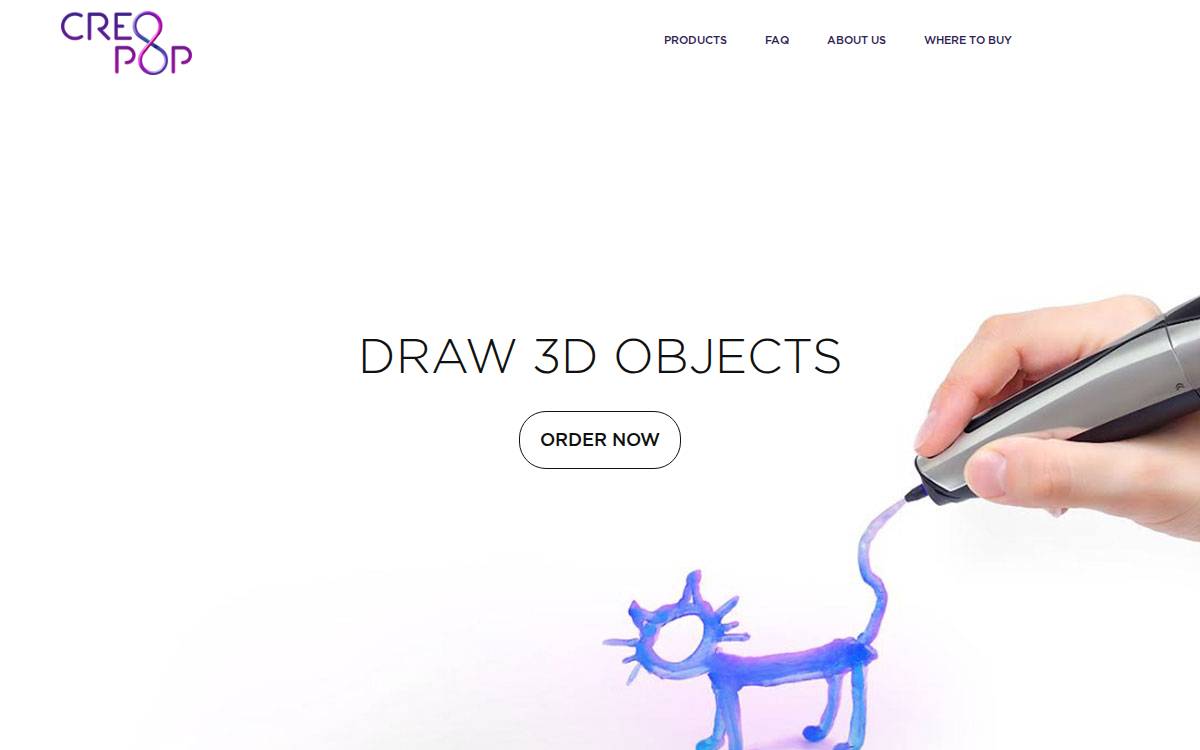 Creopop website preview