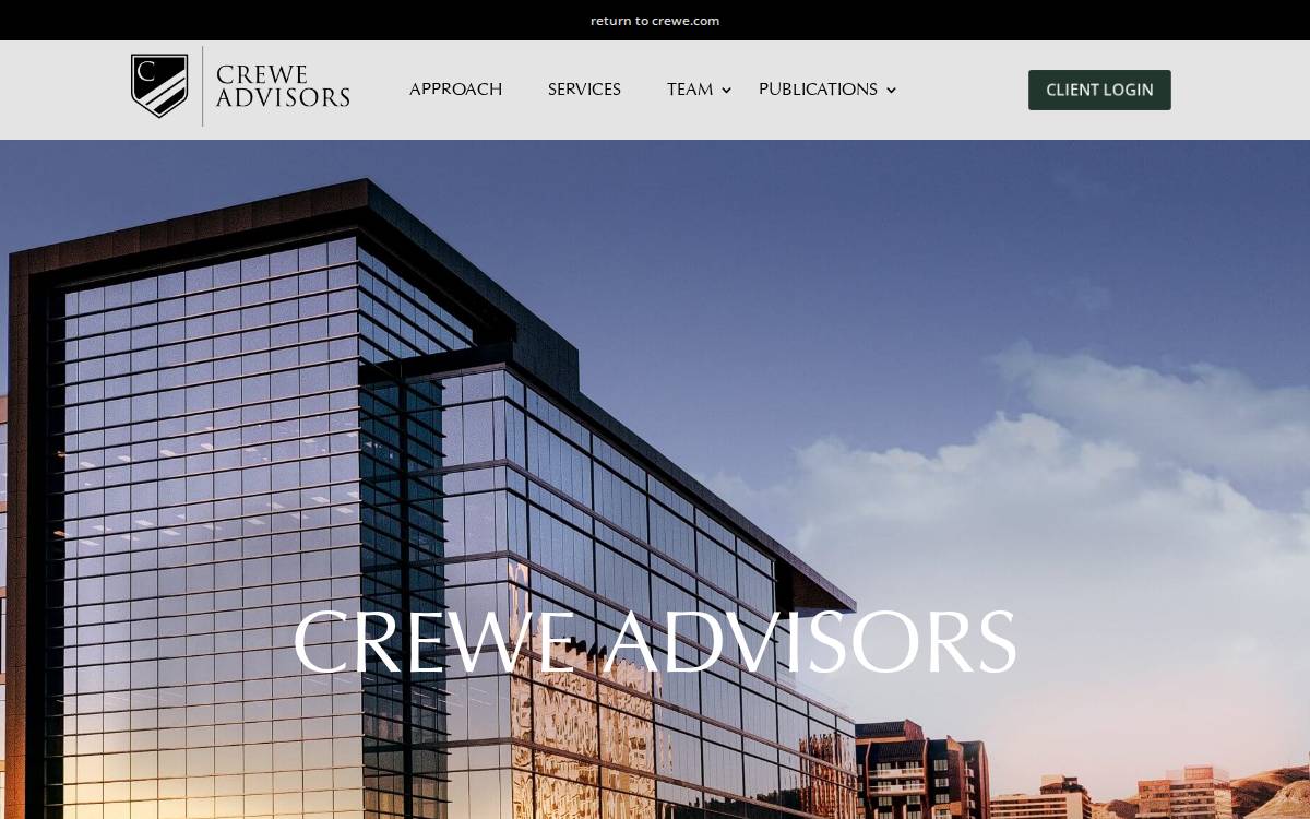 Creweadvisors website preview