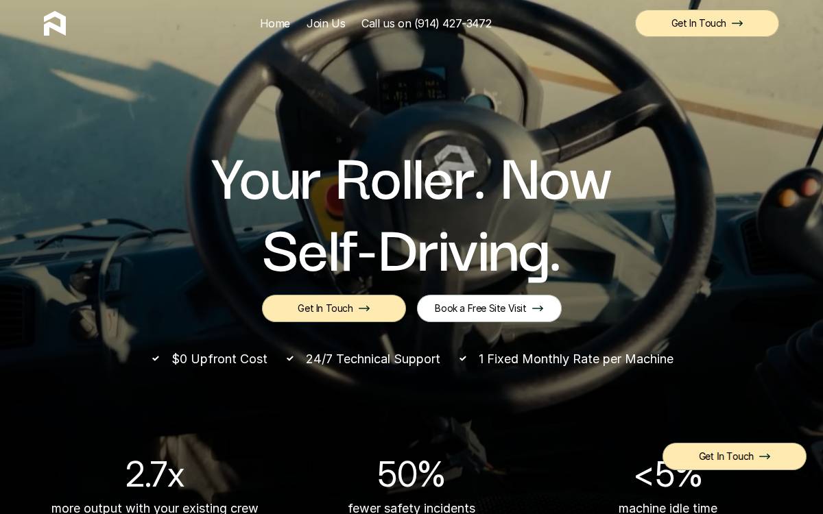 Crewline AI website preview