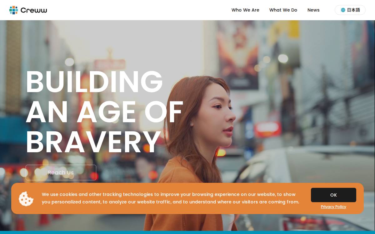 Creww website preview