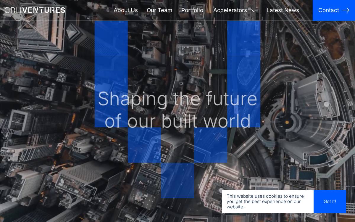 CRH Ventures website preview