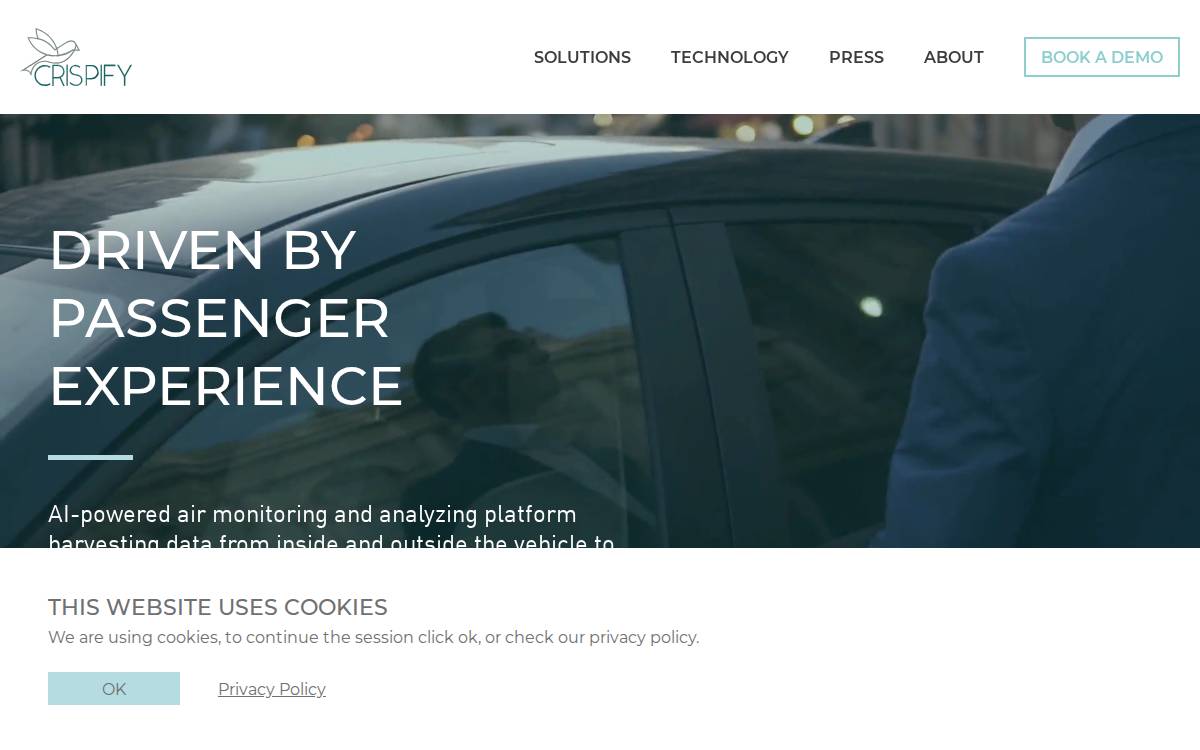 Crispify.io website preview