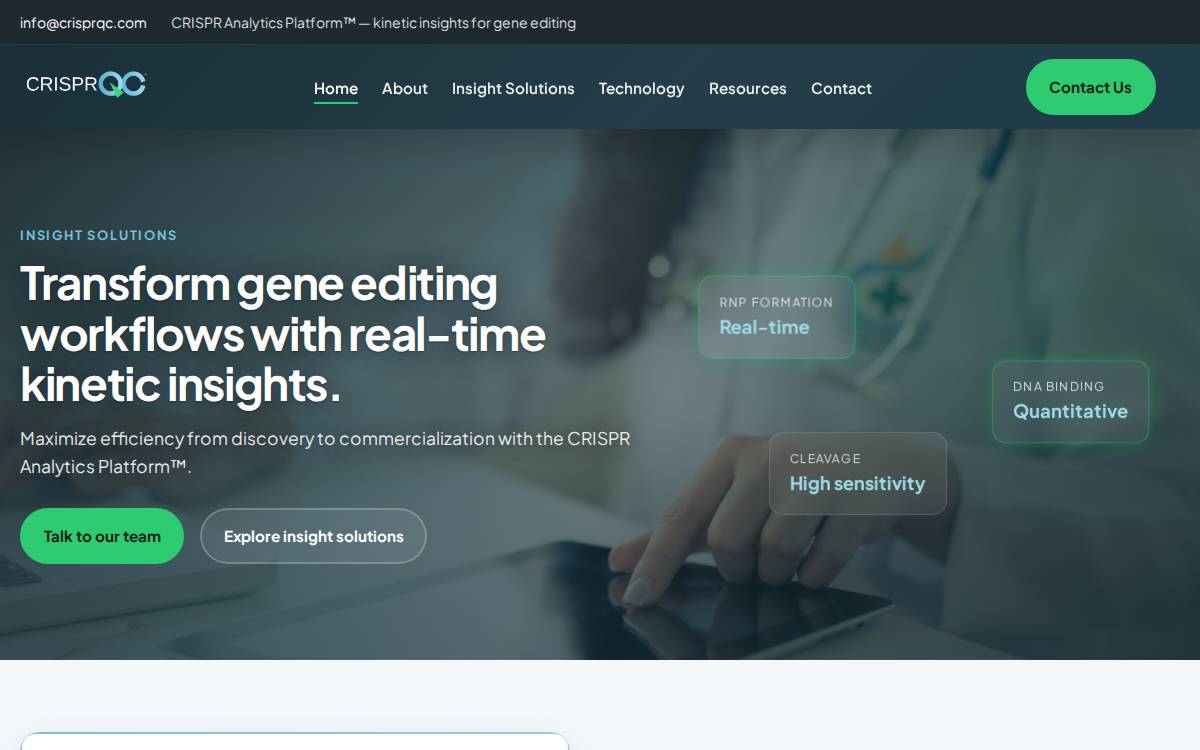 Crisprqc website preview