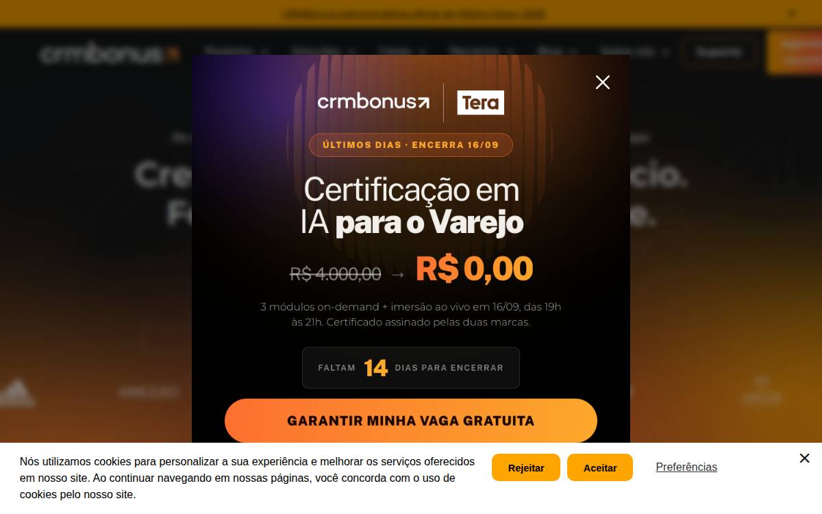 CRMBonus website preview