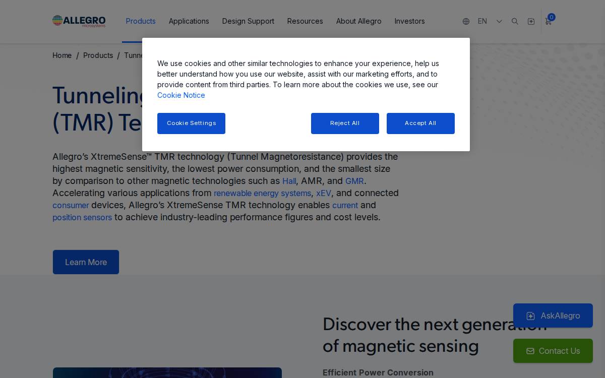 Crocus Technology website preview